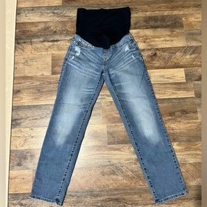 Slim Boyfriend Maternity Jeans